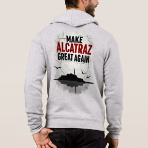 Alcatraz Revival Club – Retro Satire Hoodie