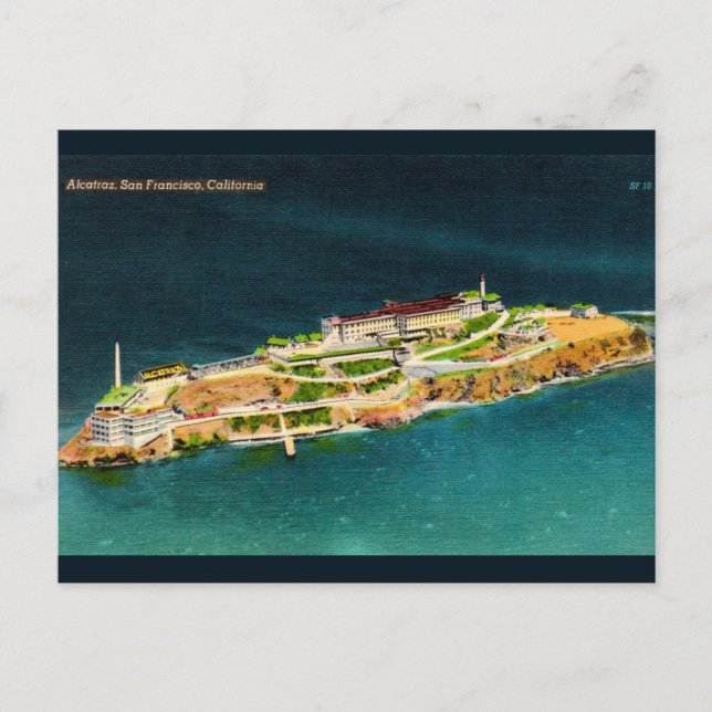Alcatraz San Francisco Postcard (Front)