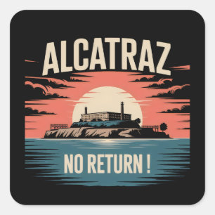 Alcatraz. Square Sticker