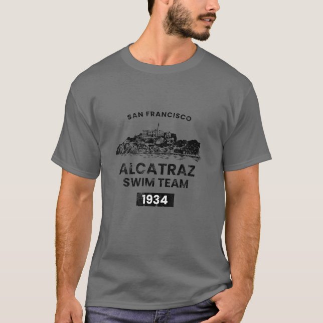 Alcatraz Swim Team T-Shirt (Front)