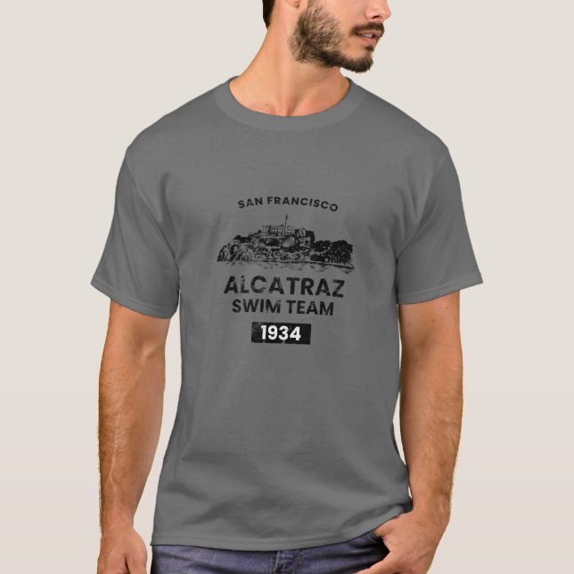 Alcatraz Swim Team T-Shirt (Front)
