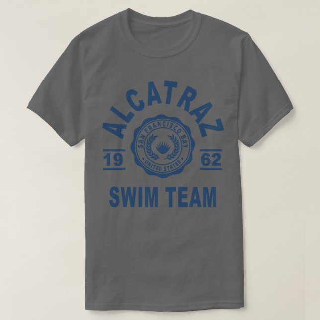 Alcatraz Swim Team T-Shirt (Design Front)