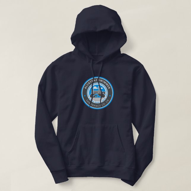 Alcatraz Swimmer hoodie (Design Front)