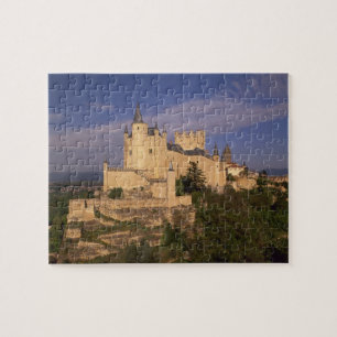 Alcazar and Cathedral, Segovia, Castile Leon, Jigsaw Puzzle