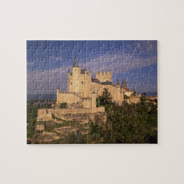 Alcazar and Cathedral, Segovia, Castile Leon, Jigsaw Puzzle (Horizontal)