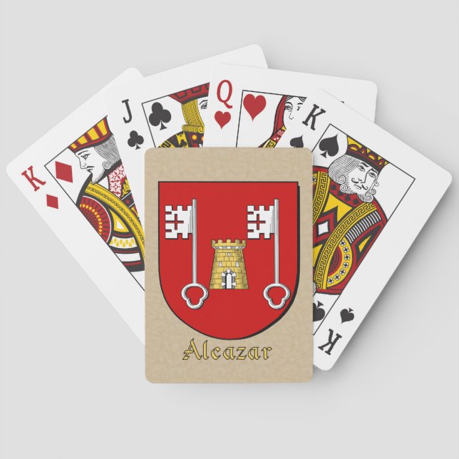 Alcazar Heraldic Shield Playing Cards (Back)