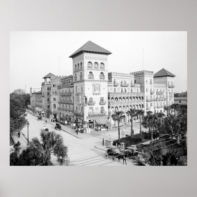 Alcazar Hotel, St Augustine, Florida, 1903 Poster (Front)
