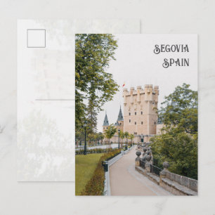 Alcázar of Segovia medieval castle Postcard
