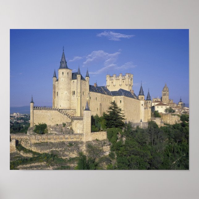 Alcazar, Segovia, Castile Leon, Spain Poster (Front)