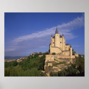 Alcazar, Segovia, Castile Leon, Spain Poster