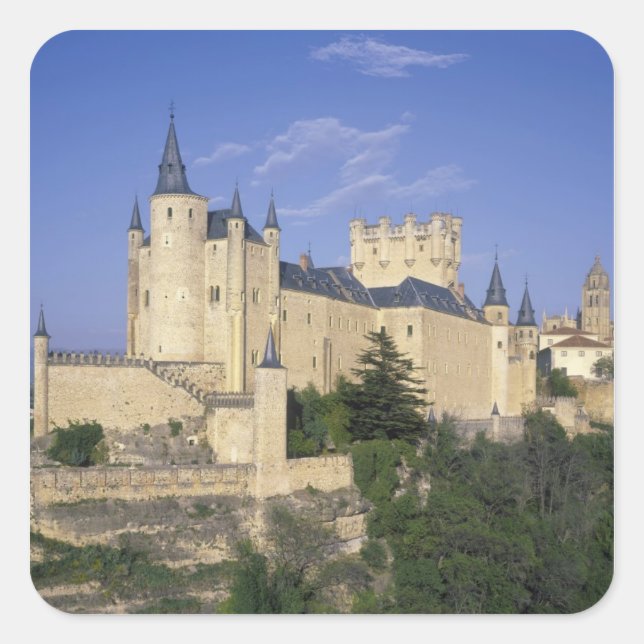 Alcazar, Segovia, Castile Leon, Spain Square Sticker (Front)