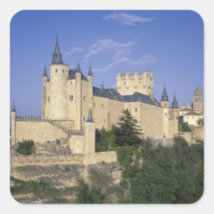 Alcazar, Segovia, Castile Leon, Spain Square Sticker