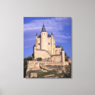 Alcazar, Segovia, Castile Leon, Spain, Unesco Canvas Print