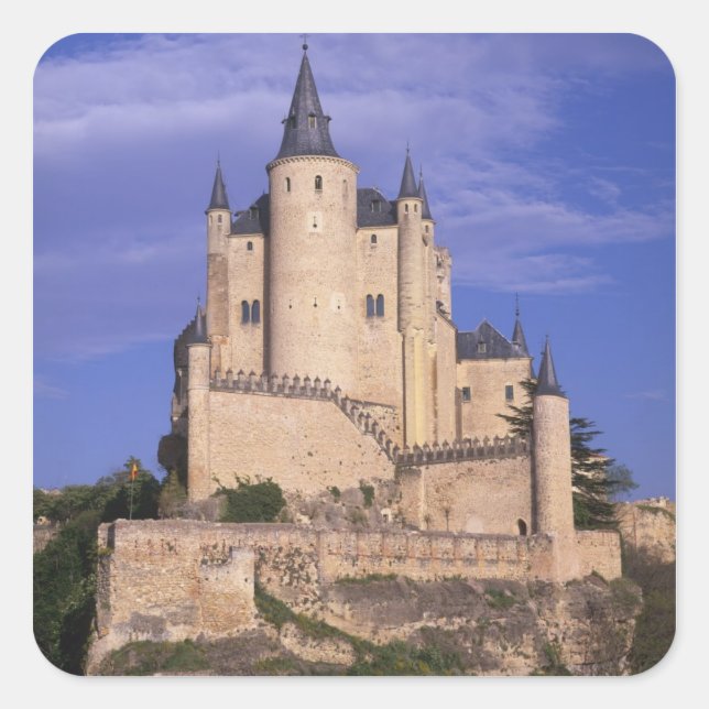 Alcazar, Segovia, Castile Leon, Spain, Unesco Square Sticker (Front)