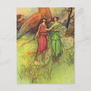 Alceste and the God of Love Postcard