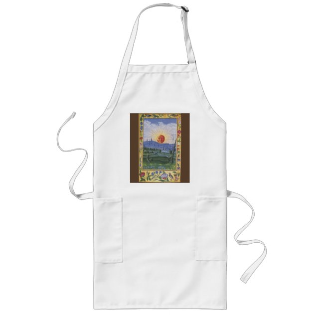 Alchemical Antique Sun Face Apron (Front)