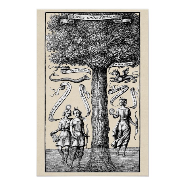 Alchemical Opposites United by Conjunction Poster (Front)