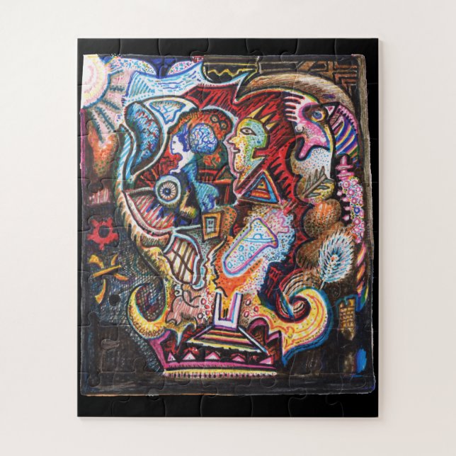 Alchemical Pursuit Jigsaw Puzzle (Vertical)