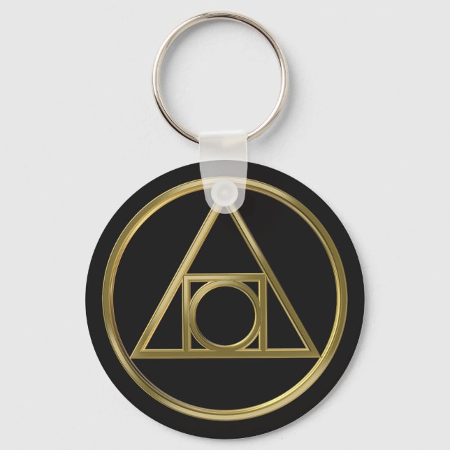 Alchemical symbol key ring (Front)