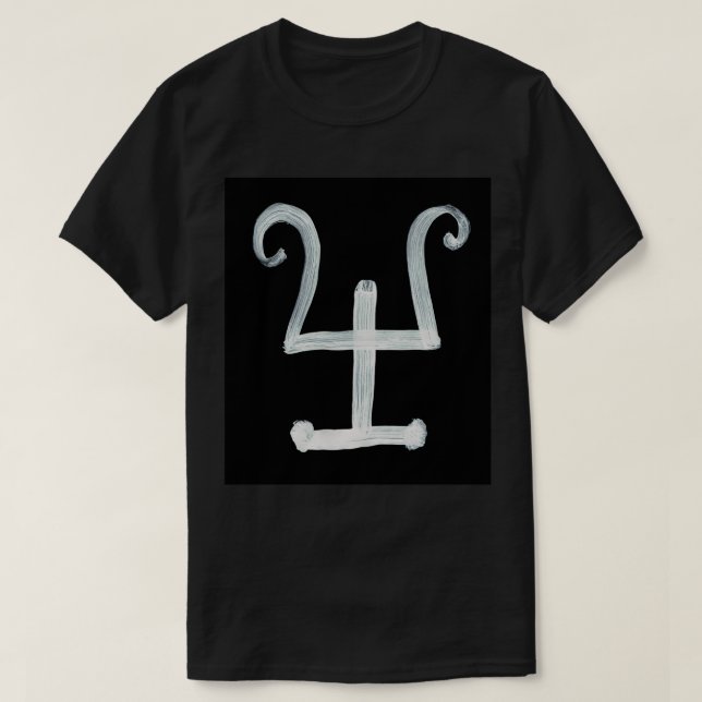 Alchemical Symbols Alum Two Inverted T-Shirt (Design Front)