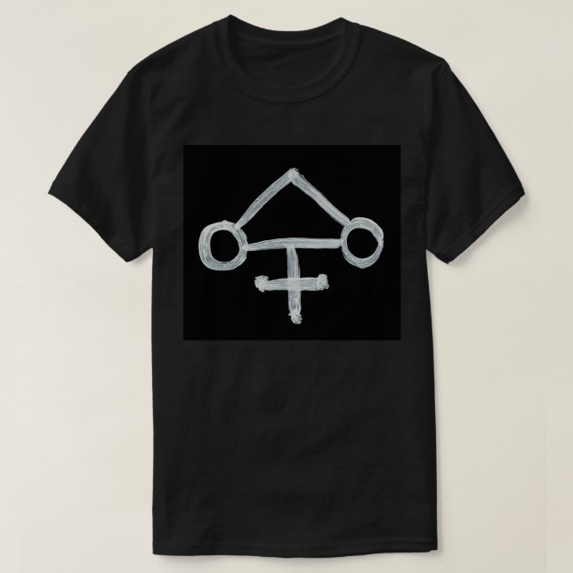 Alchemical Symbols Arsenic Sulphur Inverted T-Shirt (Design Front)