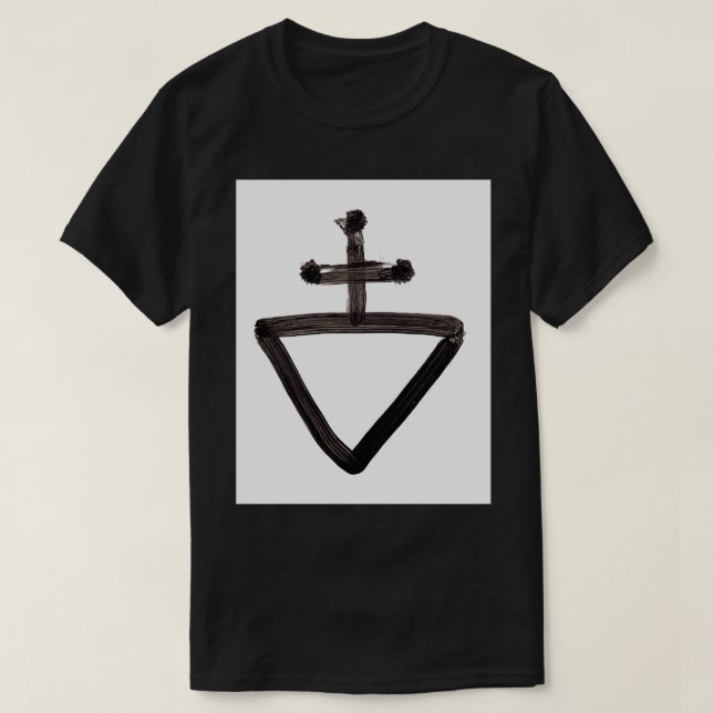Alchemical Symbols Iron Rust T-Shirt (Design Front)