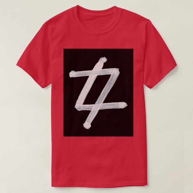 Alchemical Symbols Lead Five Inverted T-Shirt (Design Front)