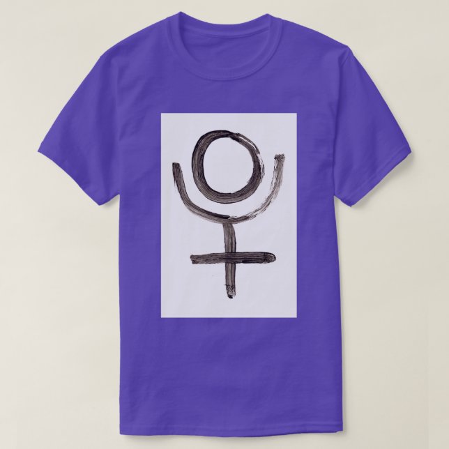 Alchemical Symbols Pluto T-Shirt (Design Front)