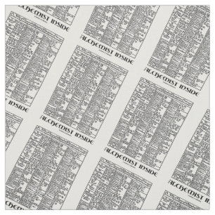 Alchemist Inside Mediaeval Chemistry Psyche Humour Fabric