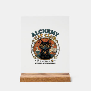 Alchemy Cat Cat Lover Gift - Alchemy Cat Club_1 Acrylic Sign
