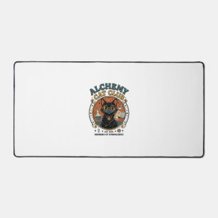 Alchemy Cat Cat Lover Gift - Alchemy Cat Club_1 Desk Mat