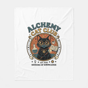 Alchemy Cat Cat Lover Gift - Alchemy Cat Club_1 Fleece Blanket