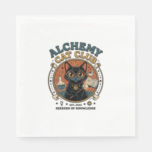 Alchemy Cat Cat Lover Gift - Alchemy Cat Club_1 Napkin