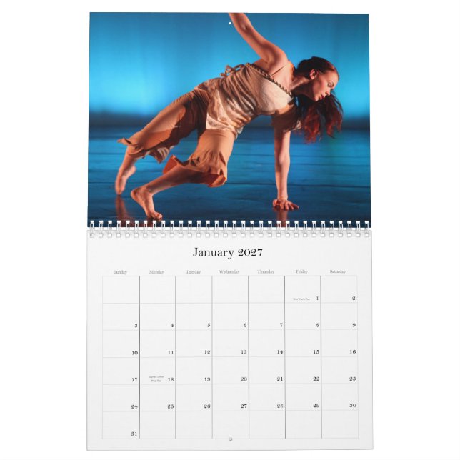 Alchemy Dance Company Calendar (Jan 2027)