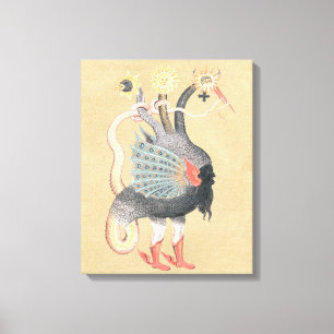 Alchemy Dragon Colour Canvas Print