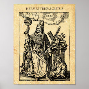 ALCHEMY HERMES TRISMEGISTUS POSTER