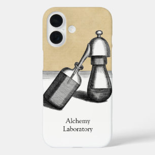 Alchemy Lab Equipment with Name iPhone 16 Case