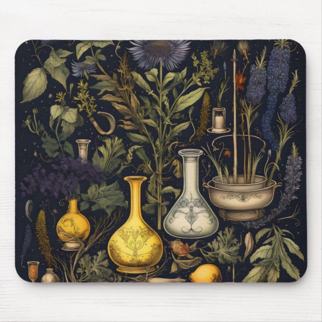 Alchemy Magic Herbs Mouse Mat (Front)