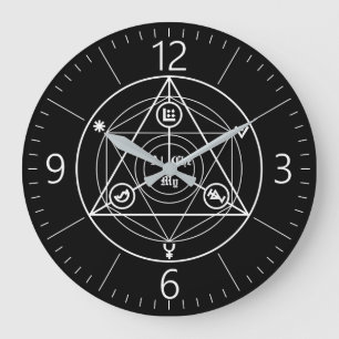 Alchemy manifesto large clock