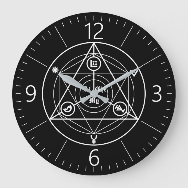 Alchemy manifesto large clock (Front)