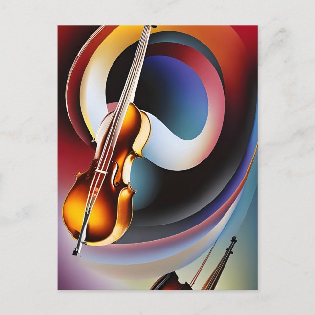 Alchemy of classical music postcard (Front)