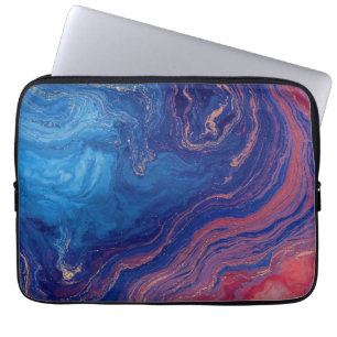 “Alchemy of Currents” – A Colourful Abstract Laptop Sleeve