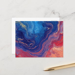 “Alchemy of Currents” – A Colourful Abstract Postcard
