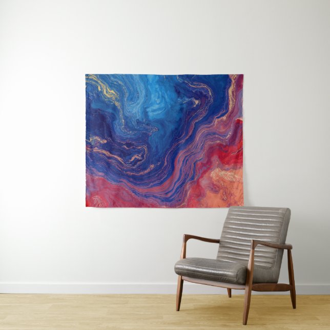 “Alchemy of Currents” – A Colourful Abstract Tapestry (In Situ (Horizontal))