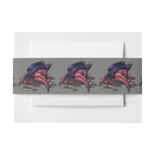 Alchemy of Decay Invitation Belly Band (Front Example)