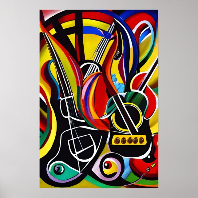 Alchemy of rock music poster (Front)