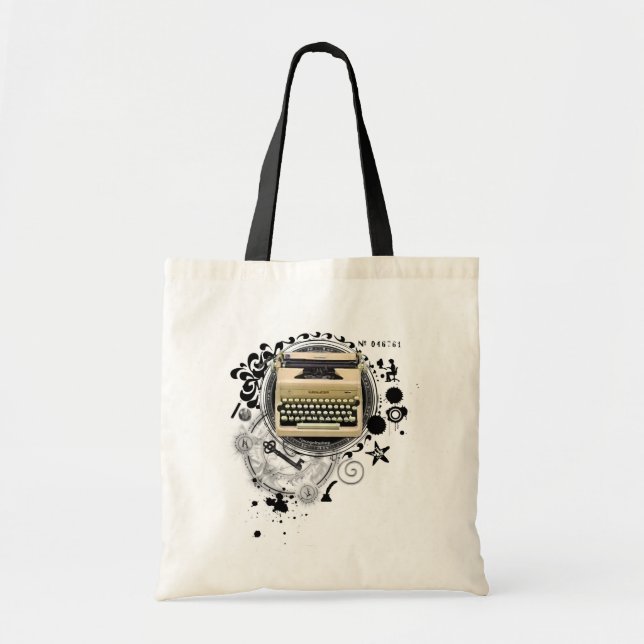 Alchemy of Writing Typewriter Tote Bag (Front)