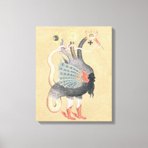 Alchemy Serpent Colour Canvas Print