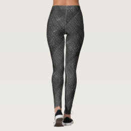 Alchemy Symbols Black Blackboard Chalkboard Leggings