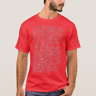 Alchemy Text Ancient Chemistry T-Shirt